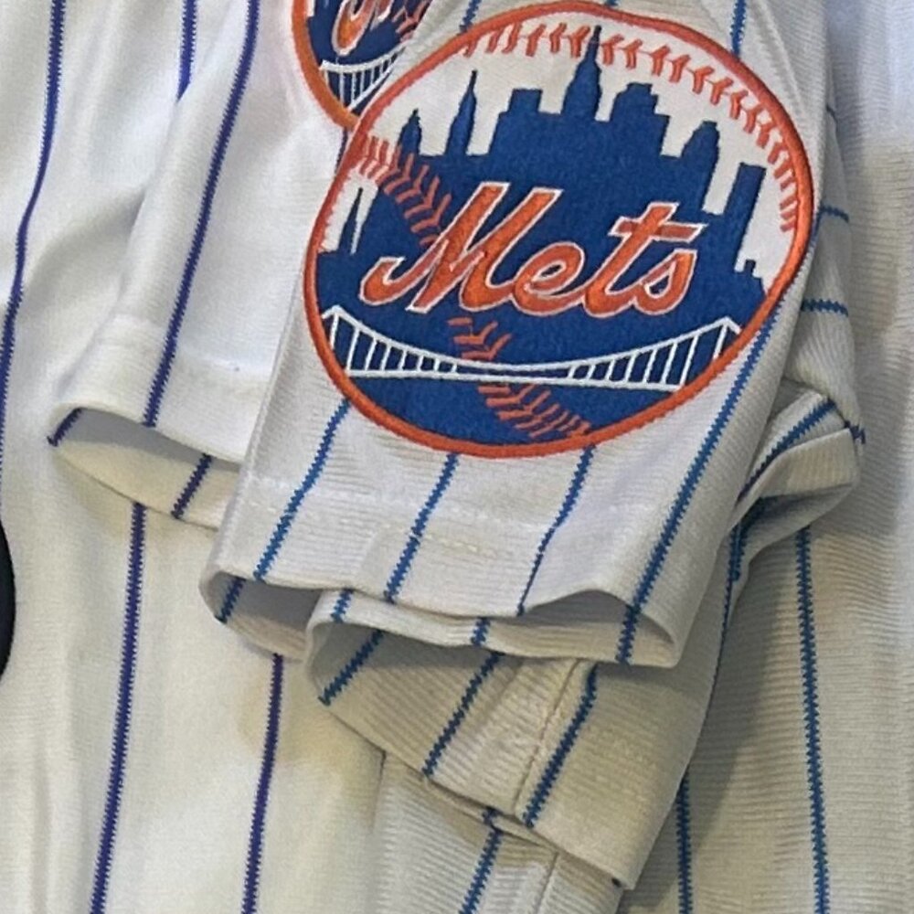 2000 NEW YORK METS MIKE PIAZZA Men's JERSEY M,L,XL,2X by Mitchell & Ness NWT - Picture 6 of 6